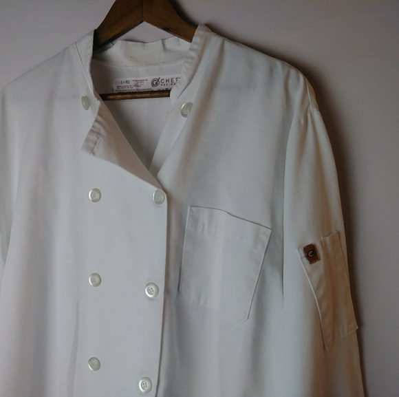 Chef Designs Heavy Duty Chef Cook Shirt Size Large - Picture 2 of 7